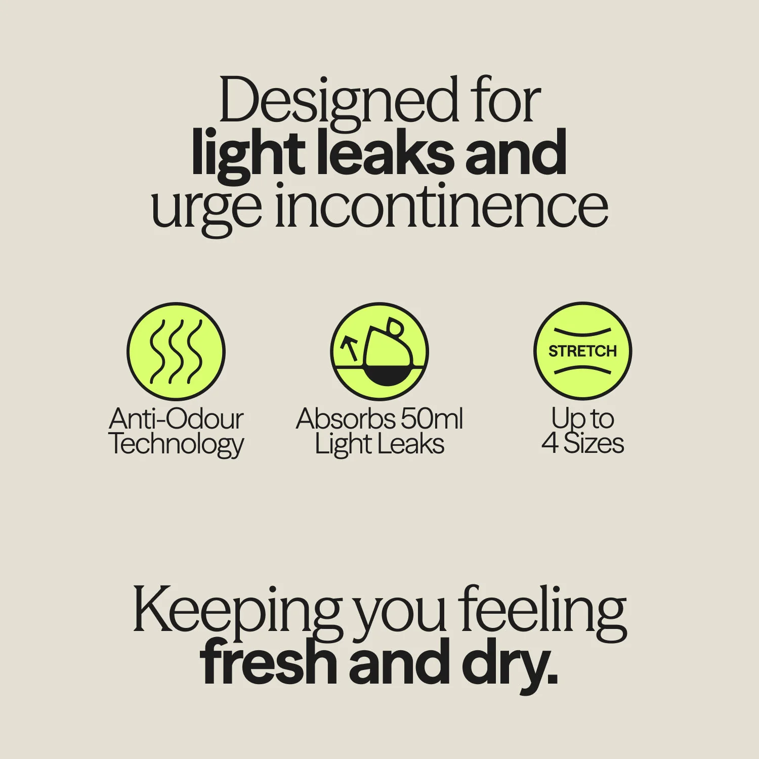 WUKA Drytech™ High Waist - For Light Leaks - Black - Image 6