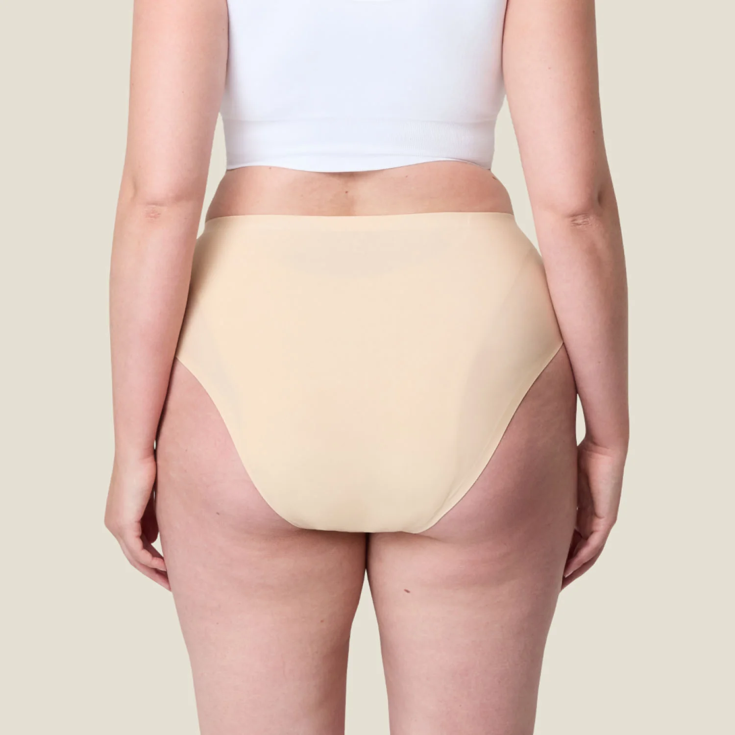 2 WUKA Stretch Seamless Midi Brief Heavy Light Nude - Image 3