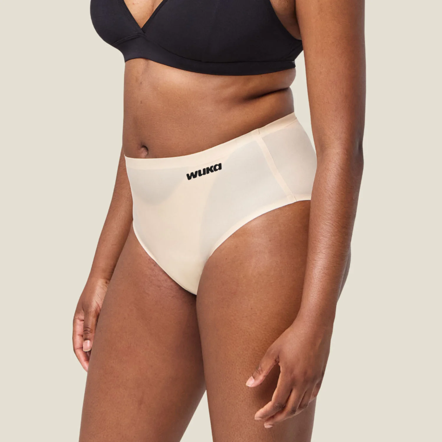 2 WUKA Stretch Seamless Midi Brief Heavy Light Nude - Image 5