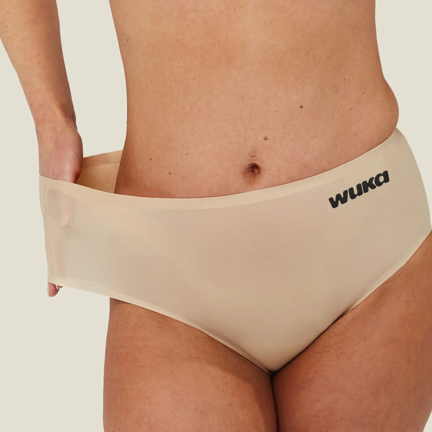 2 WUKA Stretch Seamless Midi Brief Heavy Light Nude - Image 6