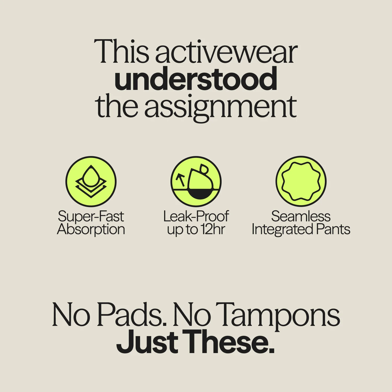 WUKA Period Sports Shorts - Medium flow - Image 6